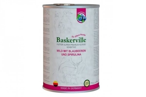 Baskerville Dog S Olenynoyu Ta Spirulinoyu 800g